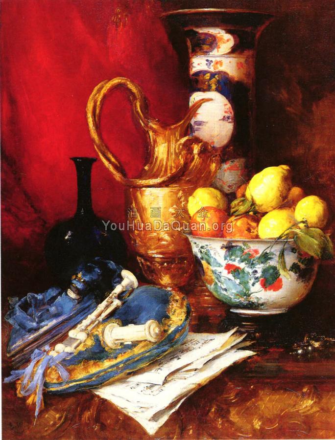 A Still Life with a Bowl of Fruit - 安东尼·沃伦